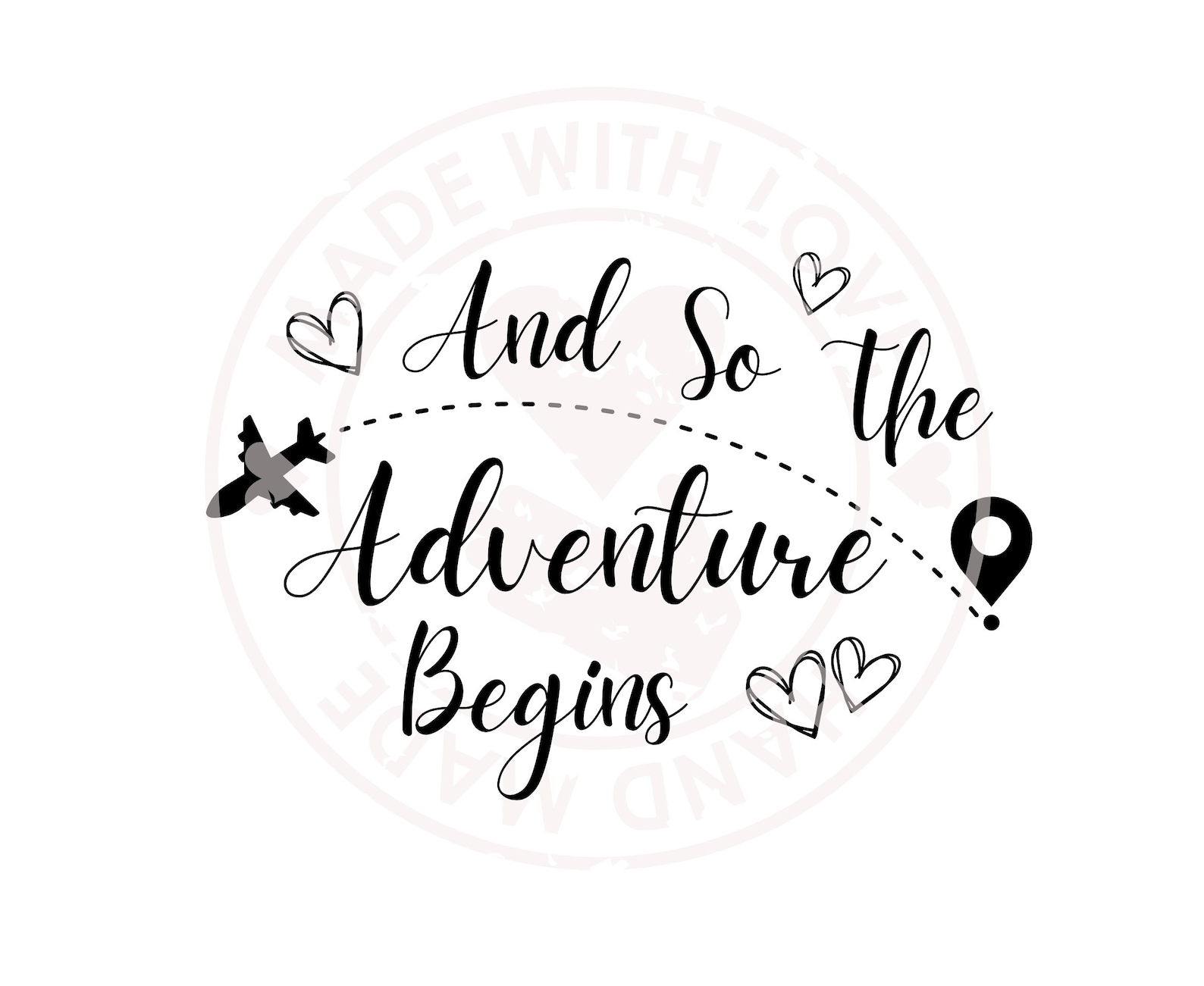 And so the Adventure Begins-svg - Etsy