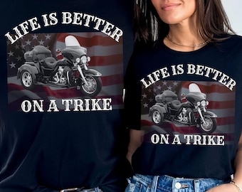 Sweatshirt Humour Grand-Père à Trike – Cool Grandpas Ride Trikes – Cadeau Motard – Coupe Classique