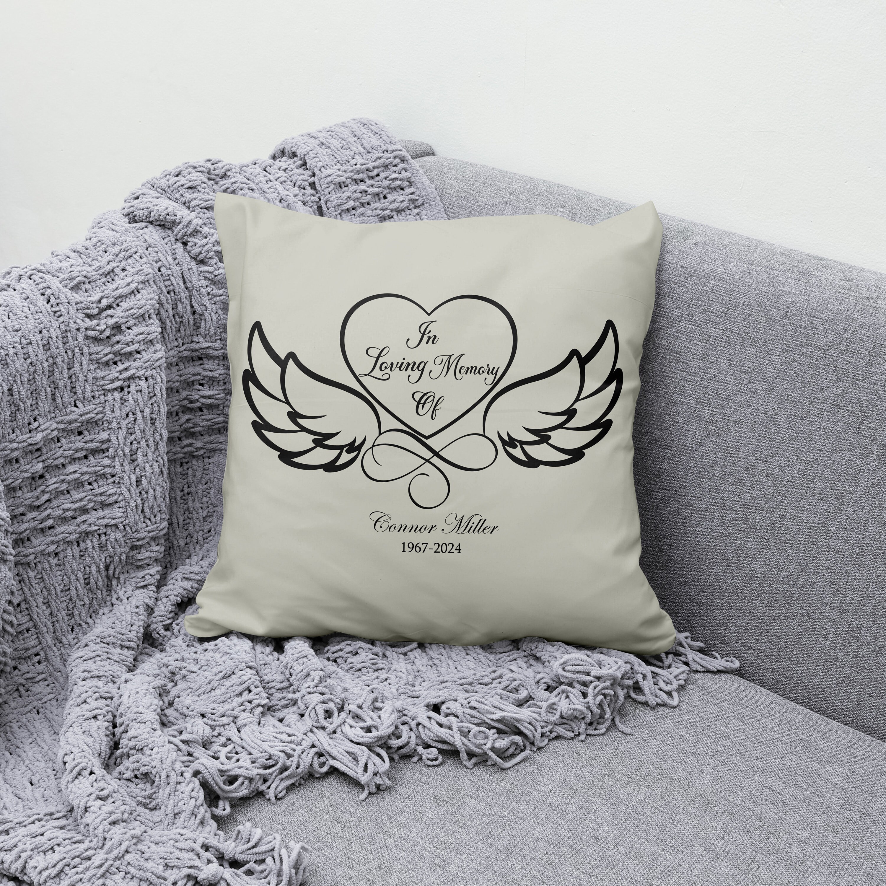 In Loving Memory of Svg, Lovely Memorial, in Memory Svg Png, Heart ...