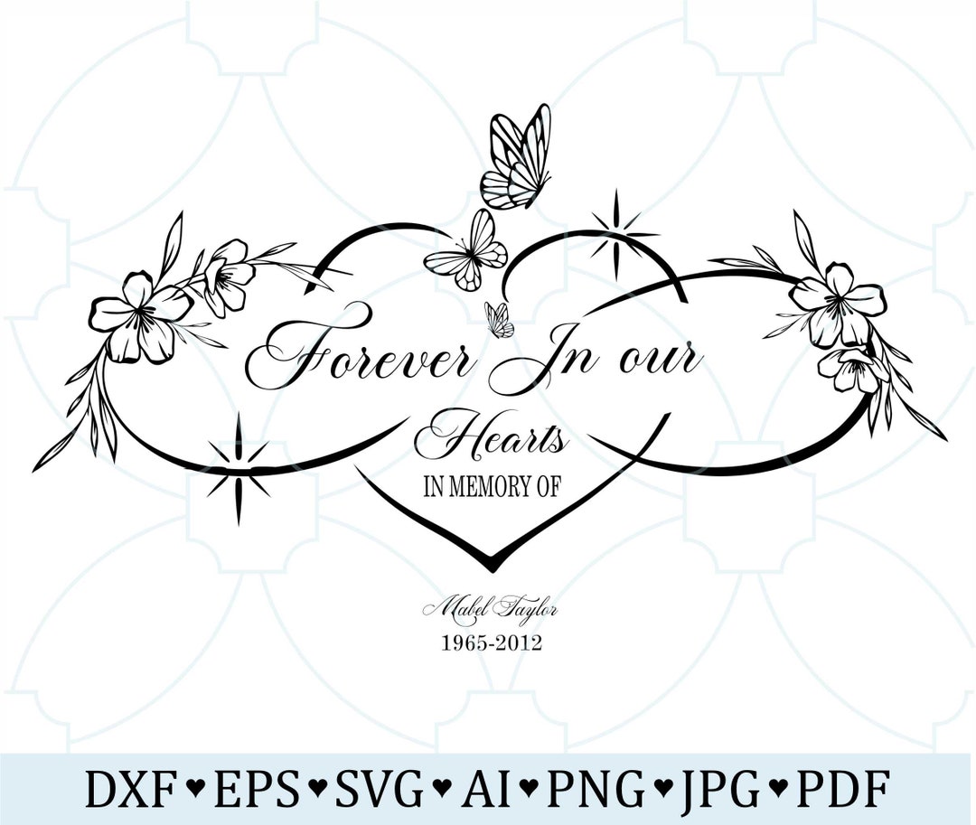 Forever In Our Hearts - Memorial Personalized Custom Stain Glass Style Rectangle Shaped 3D LED Light - Sympathy Gift, Gift For Pet Owners, Pet Lovers