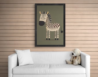 Minimalistische kinderkunst Cartoonafdrukken Fantasy muurkunst Kinderkamer wanddecoratie Educatieve kunst Inspirerende kunst Moderne kinderkunst