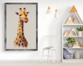Minimalistische kinderkunst Cartoonafdrukken Fantasy muurkunst Kinderkamer wanddecoratie Educatieve kunst Inspirerende kunst Moderne kinderkunst