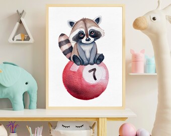 Minimalistische kinderkunst Cartoonafdrukken Fantasy muurkunst Kinderkamer wanddecoratie Educatieve kunst Inspirerende kunst Moderne kinderkunst