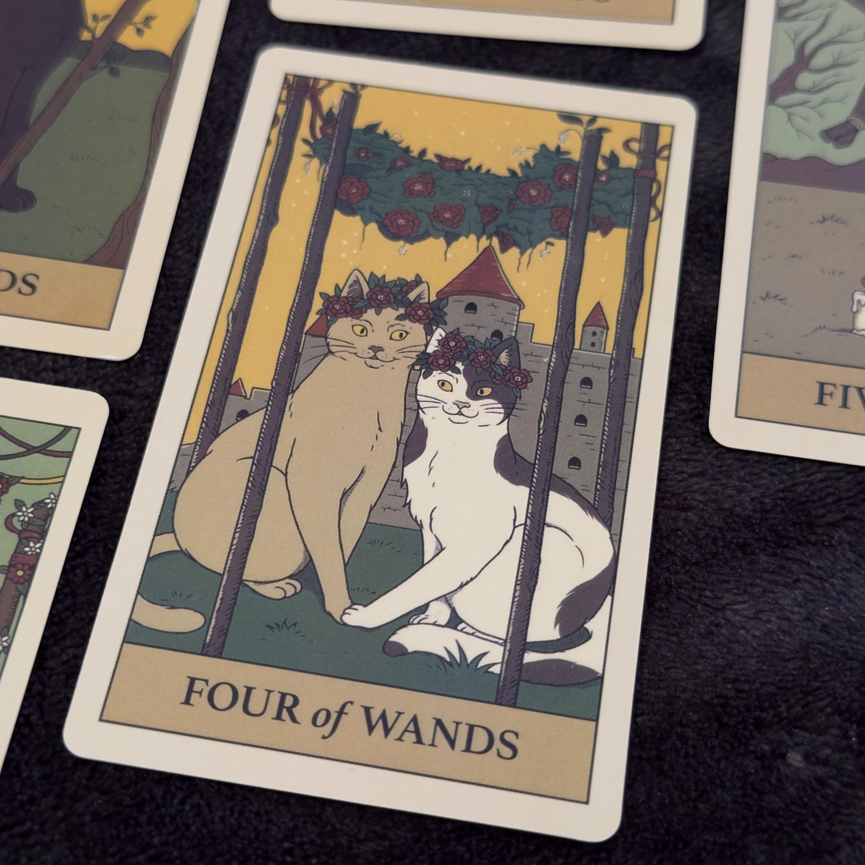Cats Rule the Earth Tarot Deck | Vintage Cat Tarot Cards | 78 Card Set ...