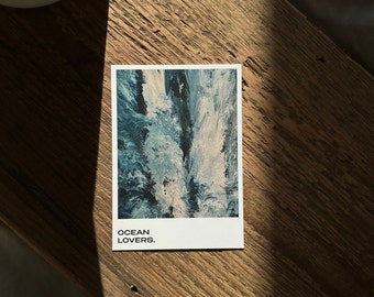 Postcard with saying, Ocean Lover, DIN A6