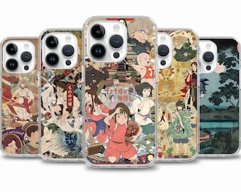 Anime Ukiyo-e phone case for iPhone 17 Air 16e 16 15case for Samsung S25 S24 FE A15 A55 case for Google Pixel 10 9