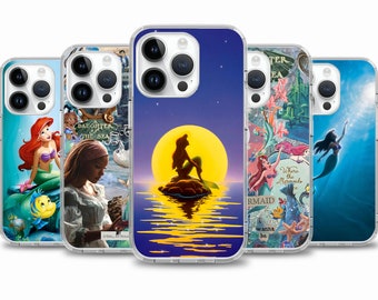 The little mermaid Cartoon Movie phone case for iPhone 17 Air 16e 16 15case for Samsung S25 S24 FE A15 A55 case for Google Pixel 10 9