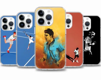 Tennis legend phone case for iPhone 17 Air 16e 16 15 case for Samsung S25 S24 FE A15 A55 case for Google Pixel 10 9
