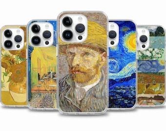Vincent Van Gogh Art painting case for iPhone 17 Air 16e 16 15case for Samsung S25 S24 FE A15 A55 case for Google Pixel 10 9