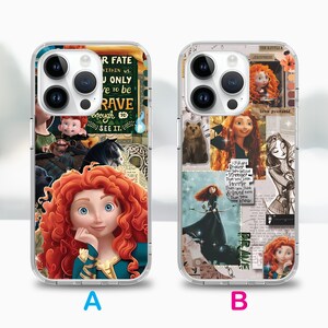 Funda de teléfono de la película de dibujos animados Mérida para iPhone 17 Air 16e 16 15, funda para Samsung S25 S24 FE A15 A55, funda para Google Pixel 10 9 imagen 3