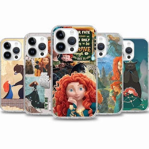 Merida Cartoon Movie Handyhülle passend für iPhone 16e 16e 15 14 13 Samsung S25 S24 FE A15 A55 A35 Case for Google Pixel 9 8 7