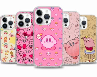 Kirby Game phone case for iPhone 15 14 13 12 11 case for Samsung S24 S23 FE A15 A55 A35 case for Google pixel 7 7A