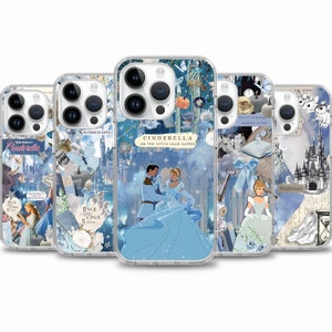 Étui pour téléphone Cendrillon Cartoon Movie 15 14 13 12 11 étui pour Samsung S24 S23 FE A15 A55 A35 étui pour Google pixel 7 7A