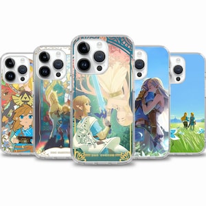 Può includere: Set di cinque custodie per telefono trasparenti con diversi design che presentano personaggi della serie di videogiochi The Legend of Zelda. Le custodie presentano Link, Zelda e altri personaggi del gioco.