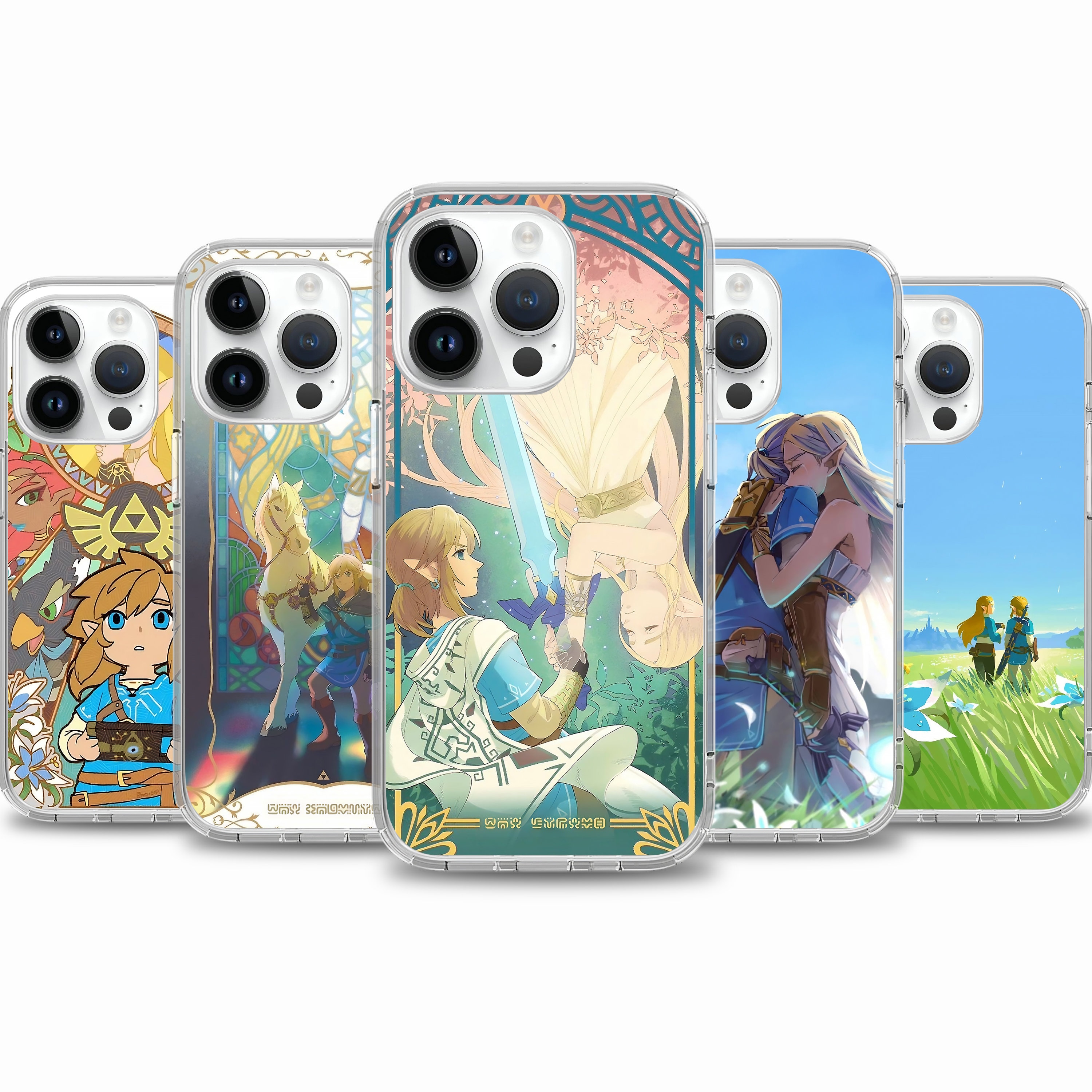 The Legend of Zelda Art of Zelda and Link phone case for iPhone 16e 16 15 14 13 case for Samsung S24 FE A15 A55 A35 case for Google pixel 7A