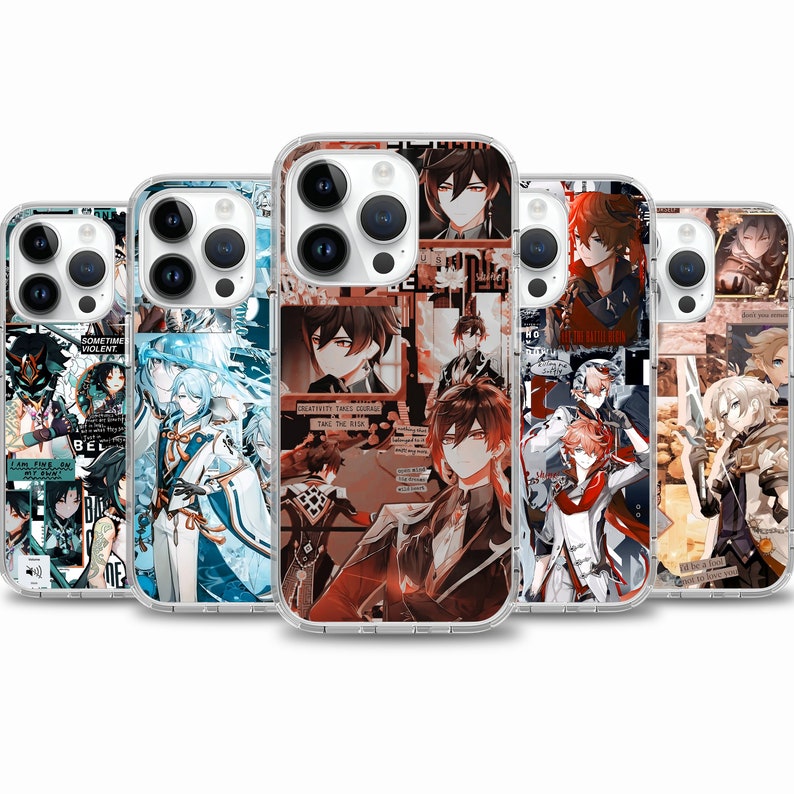 Genshin Auswirkungen Handyhülle für iPhone 17 Air 16e 16 15case für Samsung S25 S24 FE A15 A55 Hülle für Google Pixel 10 9 Bild 1