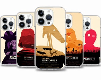 Star Wars Movie Poster phone case for iPhone 17 Air 16e 16 15case for Samsung S25 S24 FE A15 A55 case for Google Pixel 10 9
