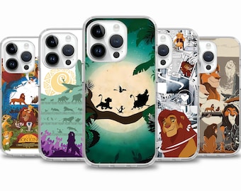 Lion King Cartoon Movie phone case for iPhone 17 Air 16e 16 15case for Samsung S25 S24 FE A15 A55 case for Google Pixel 10 9