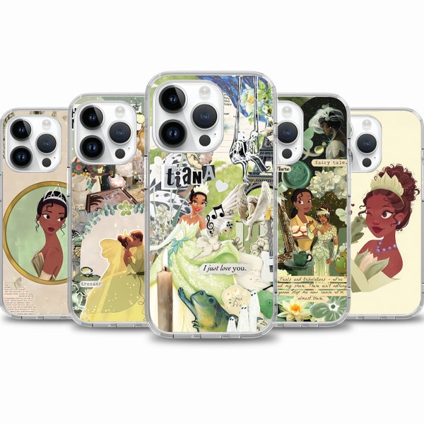Tiana Cartoon Movie phone case for iPhone 15 14 13 12 11 case for Samsung S24 S23 FE A15 A55 A35 case for Google pixel 7 7A