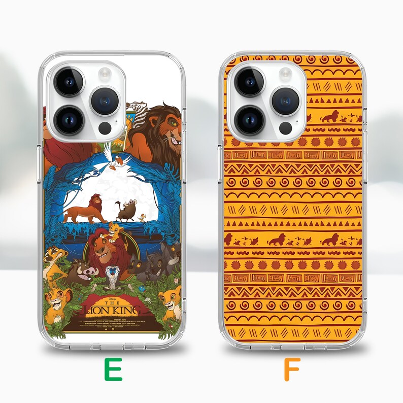 Lion King Cartoon Movie phone case for iPhone 17 Air 16e 16 15case for Samsung S25 S24 FE A15 A55 case for Google Pixel 10 9 image 5
