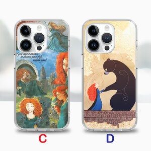 Funda de teléfono de la película de dibujos animados Mérida para iPhone 17 Air 16e 16 15, funda para Samsung S25 S24 FE A15 A55, funda para Google Pixel 10 9 imagen 4