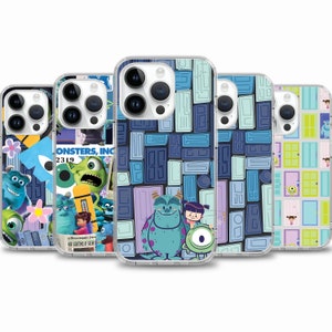 Monster Inc berühmte Cartoon Film Handyhülle für iPhone 16e 16e 15 14 13 Tasche für Samsung S25 S24 FE A15 A55 A35 Case für Google Pixel 9 8 7