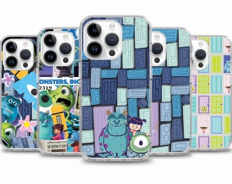 Monster Inc Famous Cartoon Movie phone case for iPhone 15 14 13 12 11 case for Samsung S24 S23 FE A15 A55 A35 case for Google pixel 7 7A
