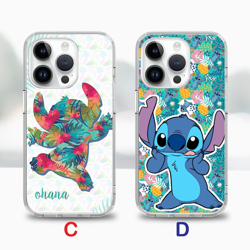 Stitch cartoon phone case for iPhone 17 Air 16e 16 15case for Samsung S25 S24 FE A15 A55 case for Google Pixel 10 9 image 4