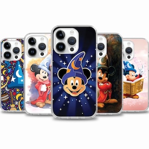 Custodia per telefono Mickey Mouse Magic Cartoon Movie per iPhone 16e 16 15 14 13 custodia per Samsung S25 S24 FE A15 A55 A35 custodia per Google Pixel 9 8 7