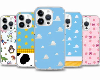Toy Story Pattern cartoon phone case for iPhone 16e 16 15 14 13 case for Samsung S25 S24 FE A15 A55 A35 case for Google Pixel 9 8 7