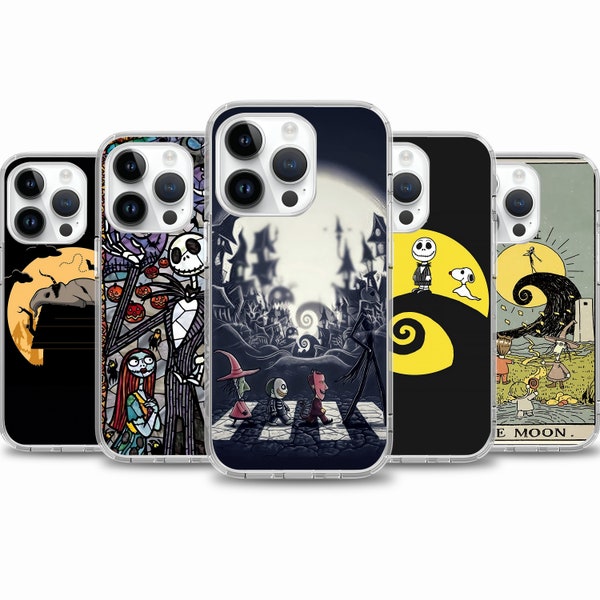 Halloween TNBC Movie phone case for iPhone 15 14 13 12 11 case for Samsung S24 S23 FE A15 A55 A35 case for Google pixel 7 7A