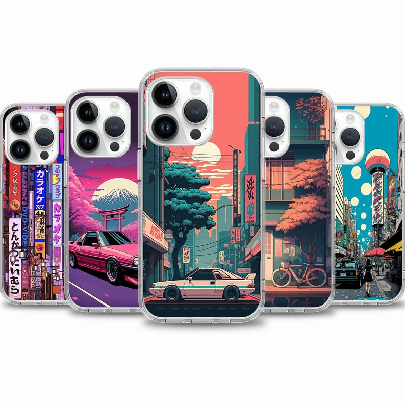 Japanese Pop Art Comic Art painting case for iPhone 17 Air 16e 16 15case for Samsung S25 S24 FE A15 A55 case for Google Pixel 10 9 image 1