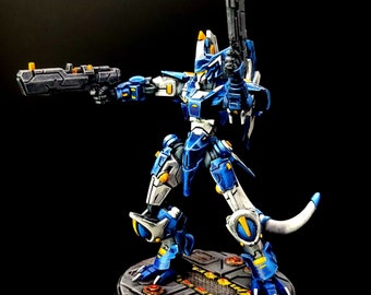SA-2 Rampage | Krez3D - Synth Army | 3D-print met 8K-resolutie | Duurzame hars | Aanpasbare scifi-miniatuurkit Mecha Gundam Titan Gunpla