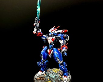 SA-3 Aurora | Krez3D - Synth Army | 3D-print met 8K-resolutie | Duurzame hars | Aanpasbare scifi-miniatuurkit Mecha Gundam Titan Gunpla