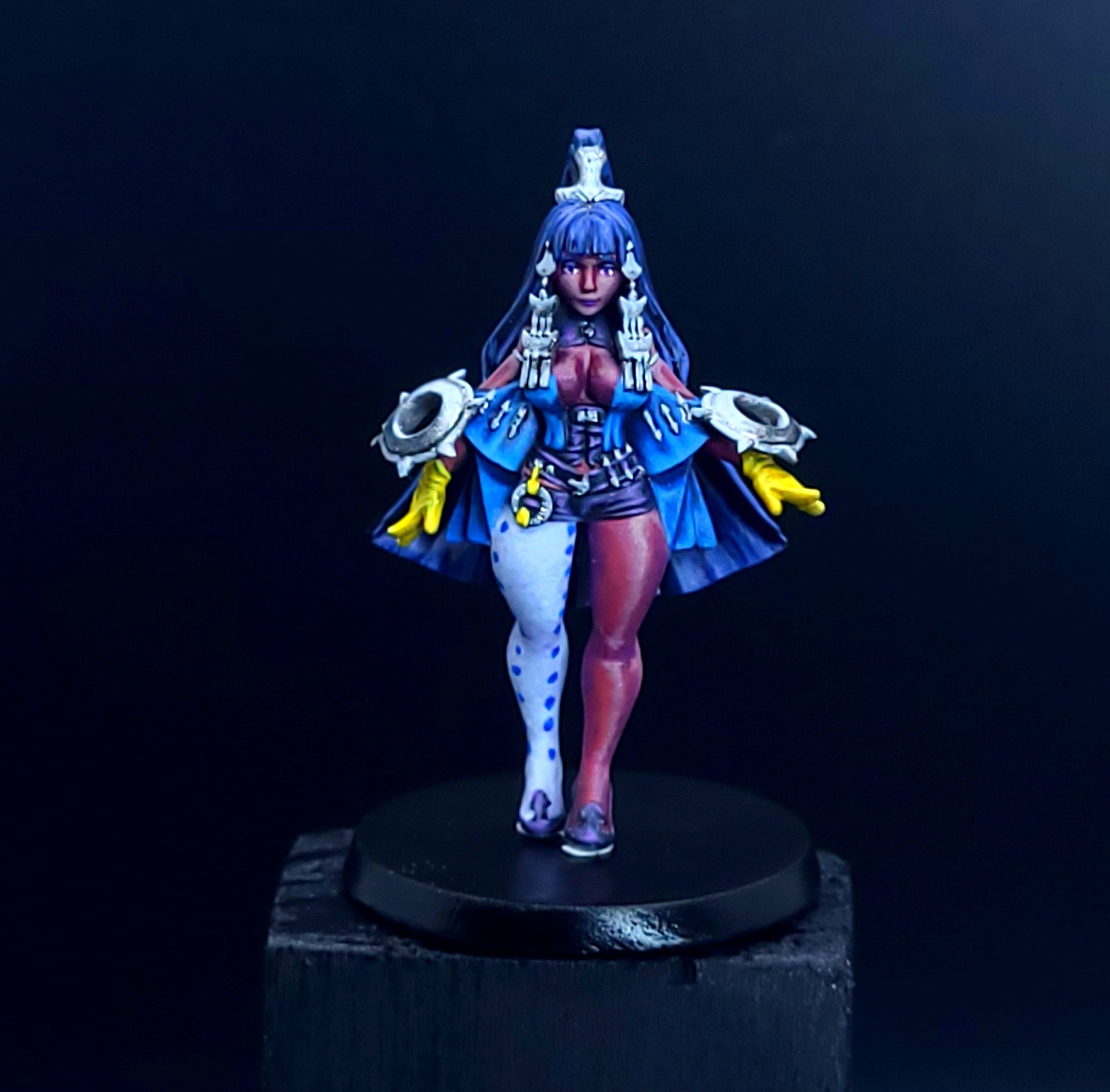 Drow Zauberer | RN Estudio | Neokingdoms vol. Nr.1 | 8K Auflösung 3D Druck | Starkes & Flexibles Harz | D&D Fantasy Tabletop/Rollenspiel Miniatur