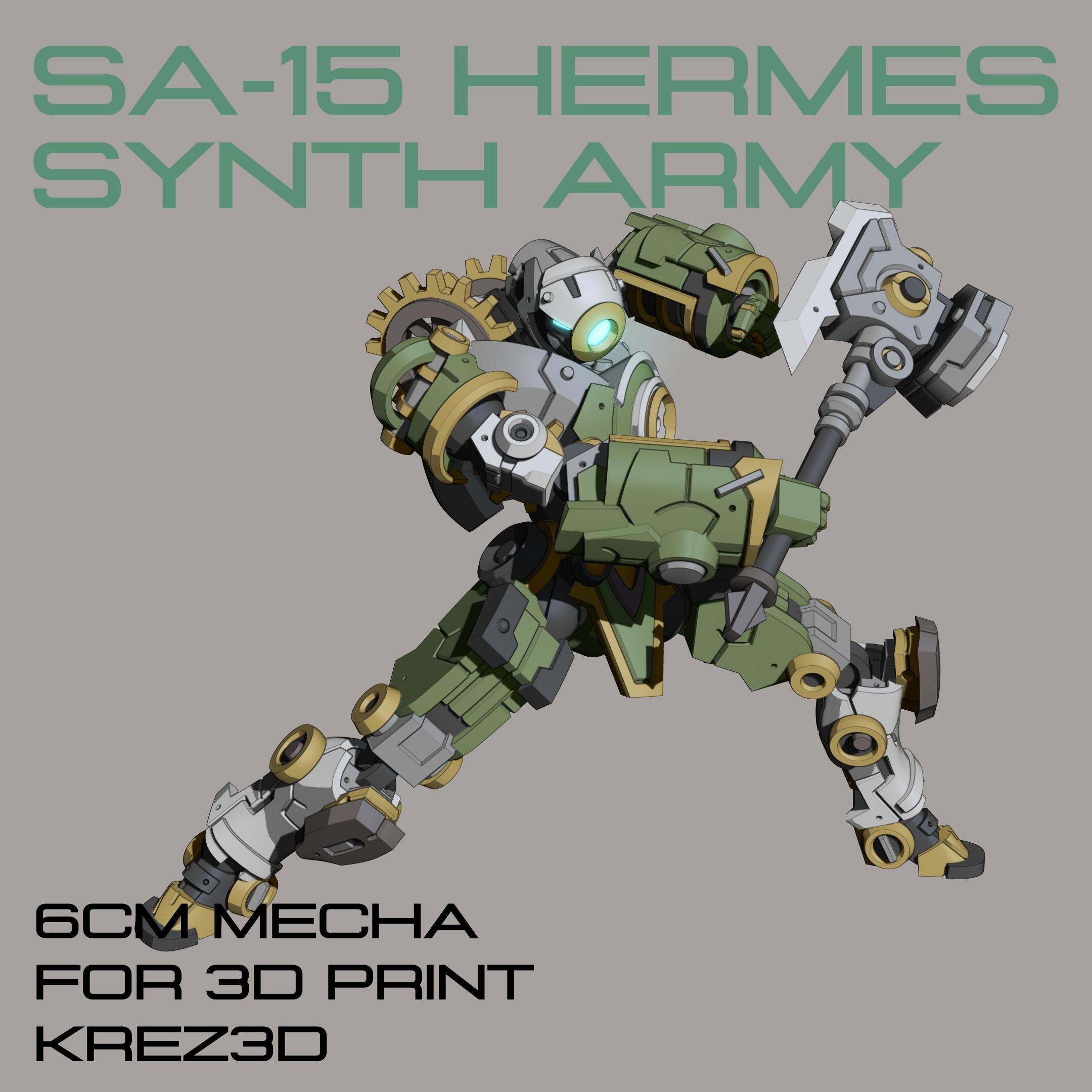 SA-15 Hermes | Krez3d - Synth Army | 12K Resolution 3D Print