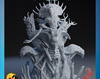Bellindra | Draco Ateliers | 12K Auflösung 3D Druck | Starkes Harz | DnD Dark Fantasy Soulslike Dämon Kreatur Untot Erzteufel TTRPG Mini