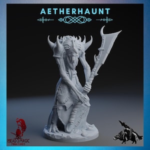 Aetherhaunt | Rocket Pig Games | 12K Resolution 3D Print | Strong Resin | DnD Fantasy Astral Sea Demon Aberration Fiend Eldritch Guard