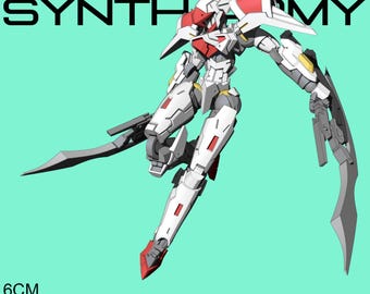SA-32 Bianka | Krez3D - Synth Armee | 12K Auflösung 3D Druck | Langlebiges Harz | Sci-Fi anpassbare Mecha Gundam Titan Gunpla Miniature Kit