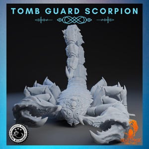 Tomb Guard Scorpion | RNE Studio | 12K Resolution 3D Print | Strong Resin | DnD Fantasy TTRPG Mini Egyptian Arachnid Monstrosity