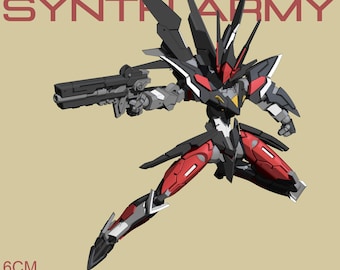 SA-27 Goumang | Krez3D - Synth Armee | 12K Auflösung 3D Druck | Langlebiges Harz | Sci-Fi anpassbare Mecha Gundam Titan Gunpla Miniature Kit