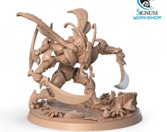Stinger, the Vanguard Construct | Signum Workshop | 8K Resolution 3D Print | Durable Resin | DnD Fantasy Fighter Tabletop RPG Miniature