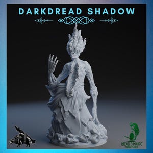 Darkdread Shadow | Rocket Pig Games | 12K Resolution 3D Print | Strong Resin | DnD Dark Fantasy Eldritch Archdevil Elder God Lich King