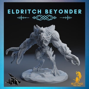 Eldritch Beyonder | Rocket Pig Games | 12K Resolution 3D Print | Strong Resin | DnD Dark Fantasy Lovecraftian Horror Eldritch Monstrosity