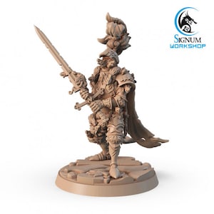 The Knight of Plague | Signum Workshop | 8K Resolution 3D Print | Durable Resin | DnD Fantasy Plague Doctor Fighter Guard Undead Rat Mini