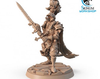 The Knight of Plague | Signum Workshop | 8K Resolution 3D Print | Durable Resin | DnD Fantasy Plague Doctor Fighter Guard Undead Rat Mini