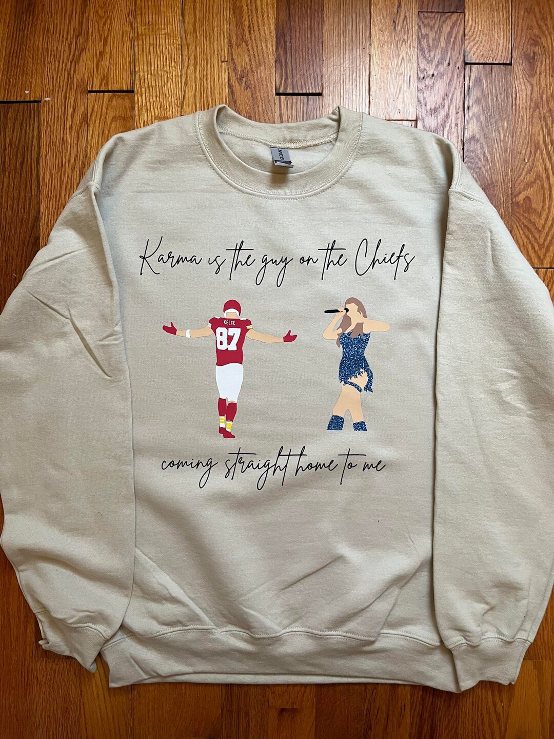 Karama is the Guy on the Chiefs Sweatshirt Taylor Swift Etsy