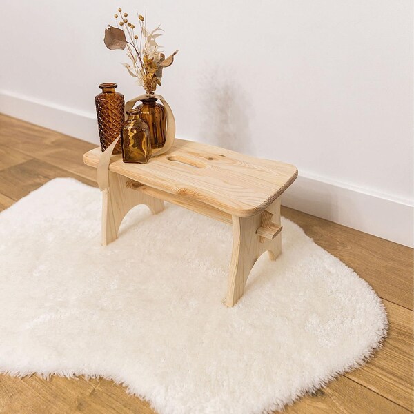 Small Wooden Bench - Etsy