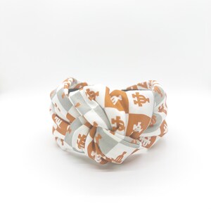 University of Texas Headband, UT Longhorns Padded Headband, Hook ‘em Headband for Little Girls, Headband for Women, College Football Big 12