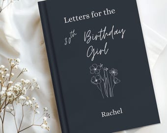 Personalized Name Chapter 30th Journal, Name Journal Notebook, Custom 30 Years Old Birthday Gift for Daughter,